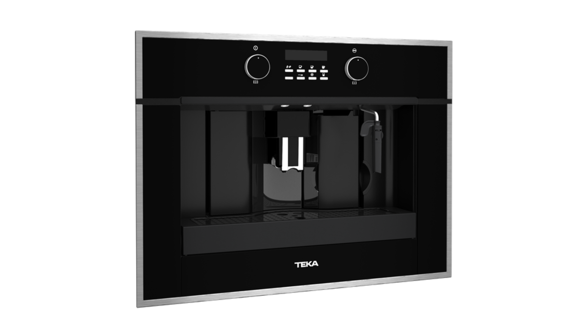 Teka CLC 855 GM Inox Siyah Cam Ankastre Kahve Makinesi