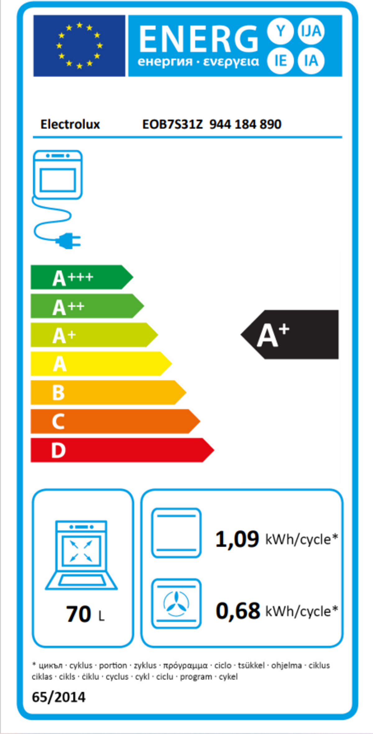 Electrolux EOB7S31Z Buhar Sistemli Ankastre Fırın________SERİ SONU ÜRÜN !!!