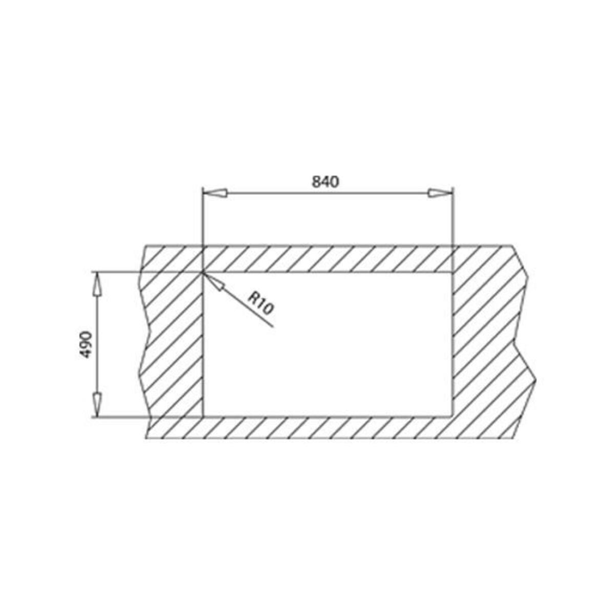 Teka DIAMOND RS15 1B 1D 86 (WST BLACK) Siyah Cam Evye