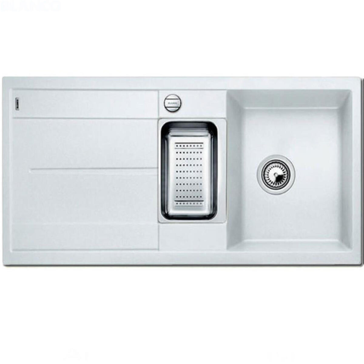 Blanco METRA 6S-F Tezgaha Sıfır Beyaz Granit Eviye