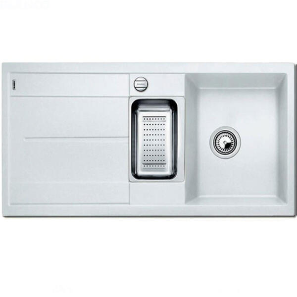 Blanco METRA 6S-F Tezgaha Sıfır Beyaz Granit Eviye