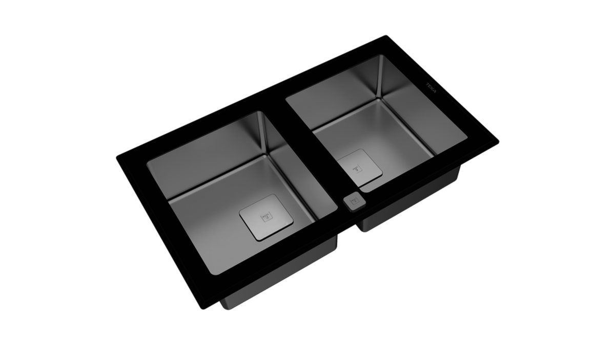 Teka DIAMOND RS15 2B 86 (WST BLACK) Siyah Cam Evye