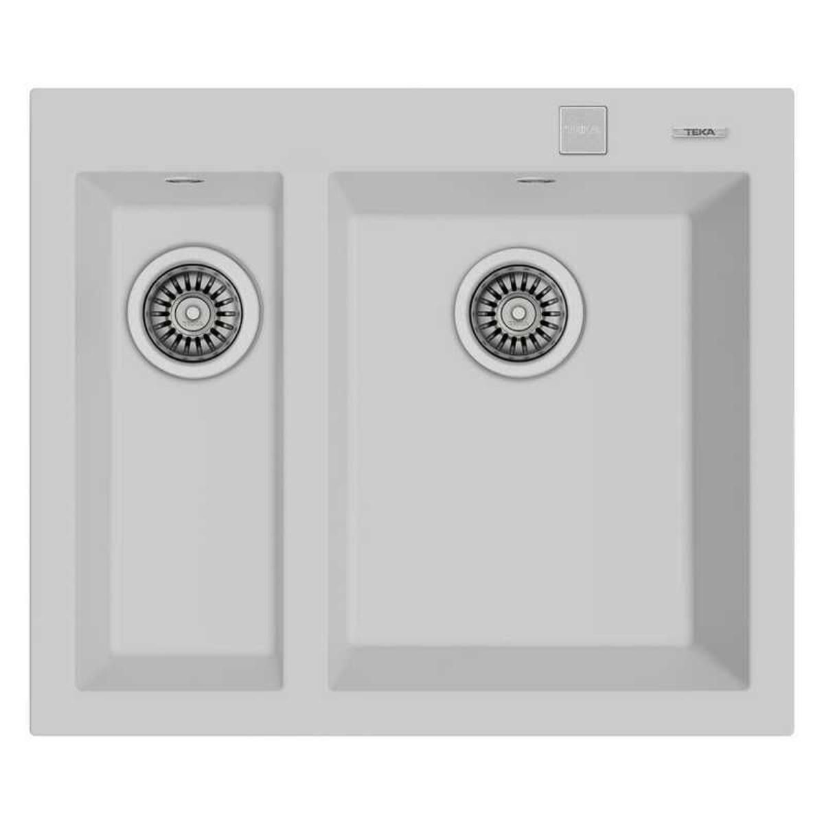 Teka FORSQUARE 2B 590 TG (Artic White) Beyaz Granit Evye