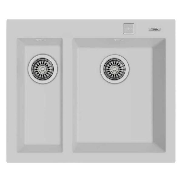 Teka FORSQUARE 2B 590 TG (Artic White) Beyaz Granit Evye