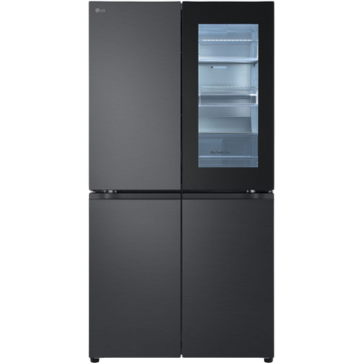 LG GC-V31FFCHJ InstaView Gardrop Tipi Buzdolabı Metalik Siyah, 877 Litre (914*1787)