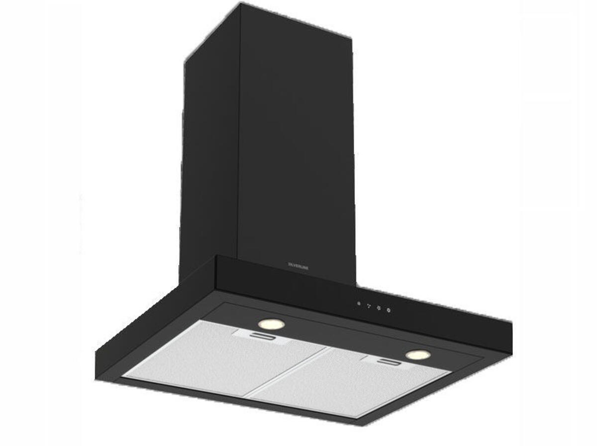 Silverline 3182.6 MILA Siyah Davlumbaz