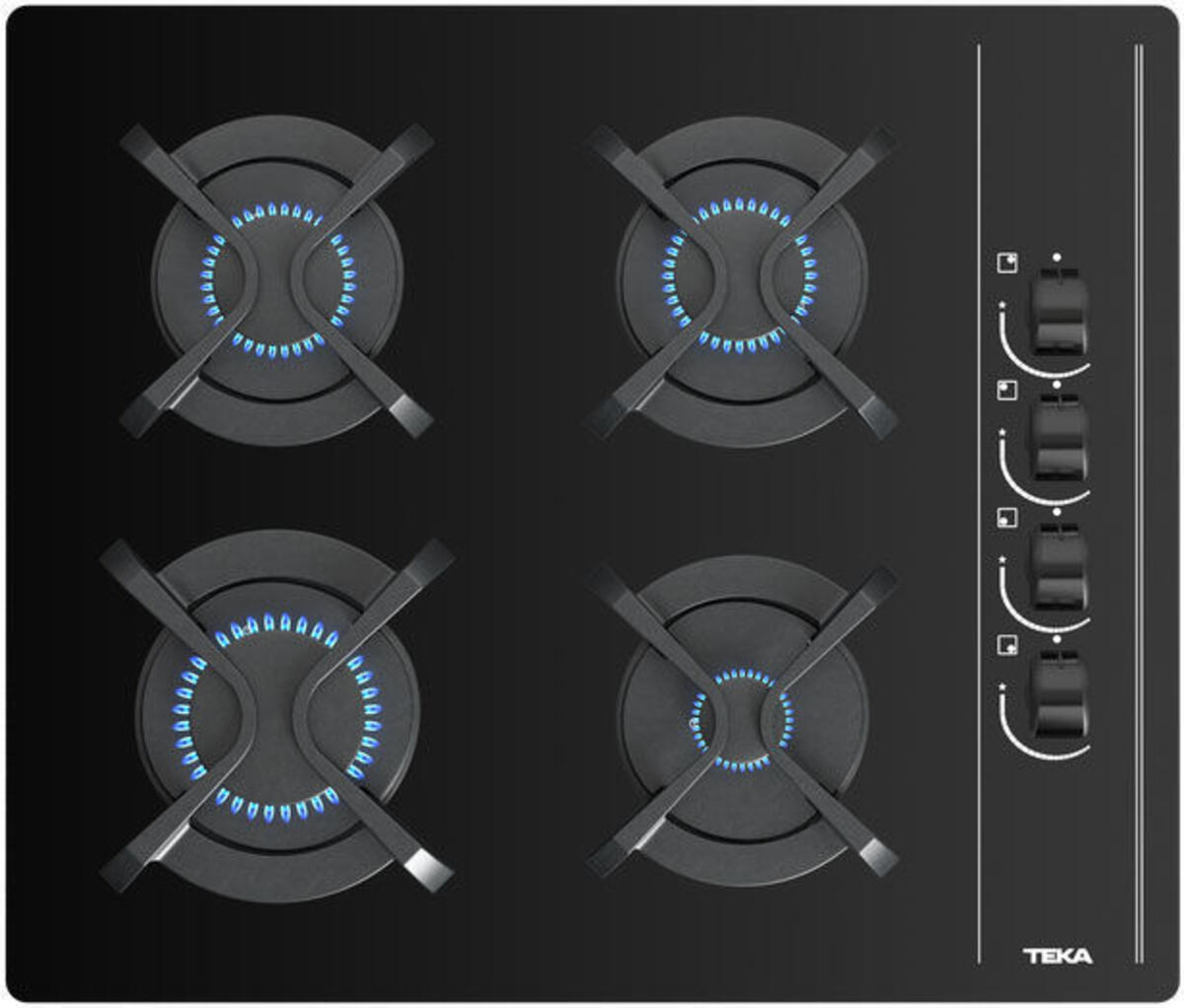Teka GBC 64002 KBC BK (E4) Siyah Cam Ankastre Ocak