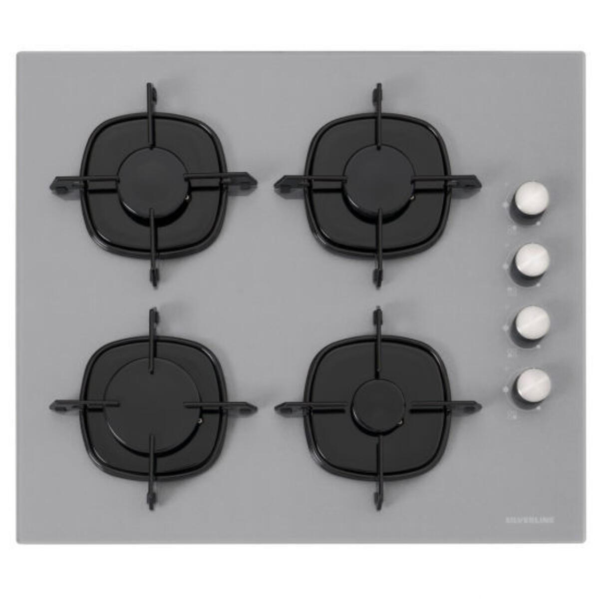 Silverline CS5700-E6S01  60cm GRİ Cam Emaye Izg. Ankastre Ocak