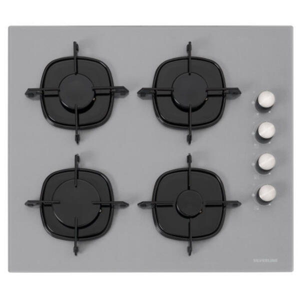 Silverline CS5700-E6S01  60cm GRİ Cam Emaye Izg. Ankastre Ocak