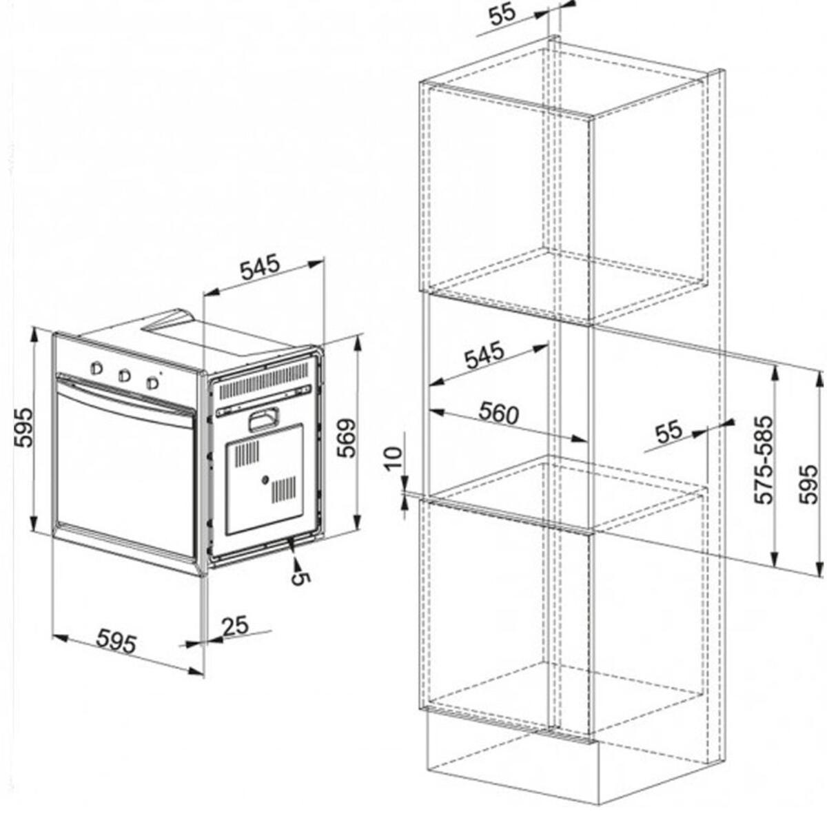 Franke CL 85 M GF Rustik Grafite Fırın_____ SERİ SONU ÜRÜN!!!