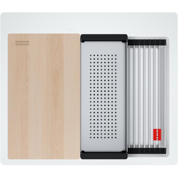 Franke KNG PRO 610-53 Bianco Granit Evye