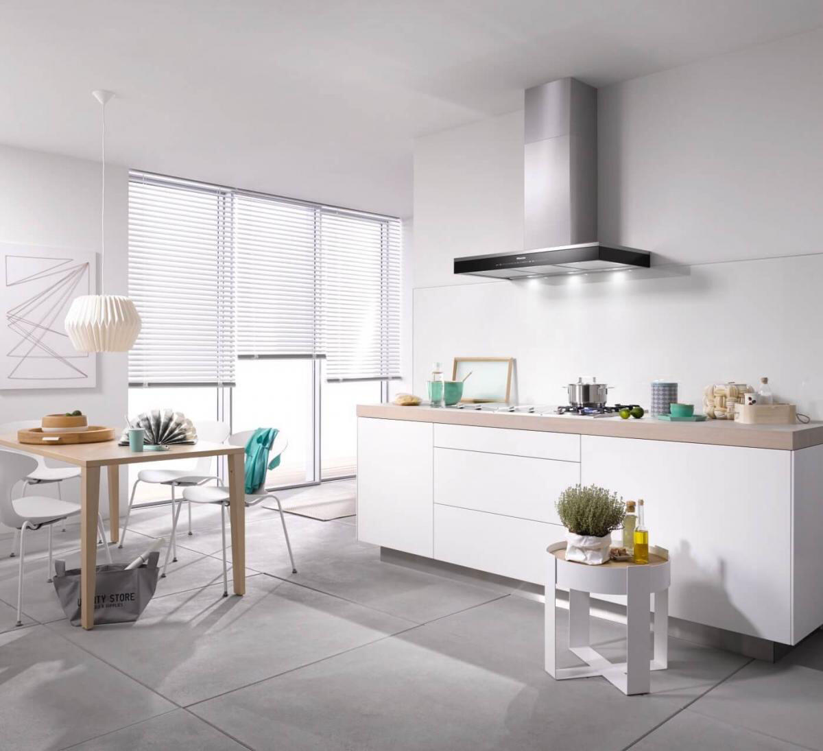 Miele DA 6698 D CLST Çelik Ada Tipi Davlumbaz