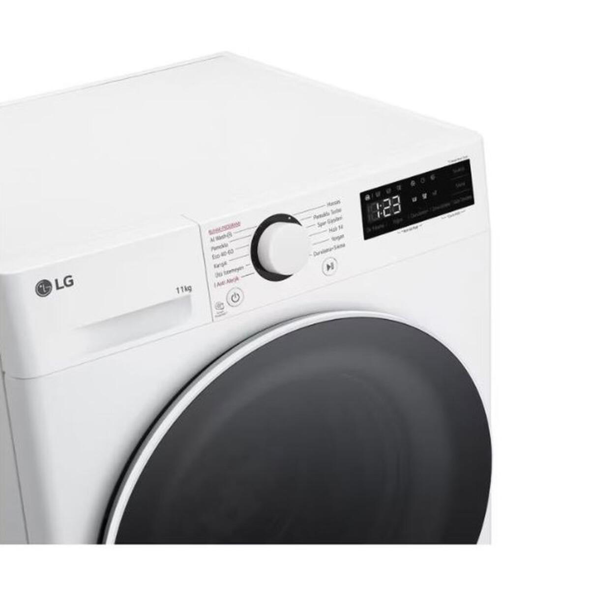 LG F4Y5EYW0W Vivace 11 kg 1400 Devir Çamaşır Makinesi