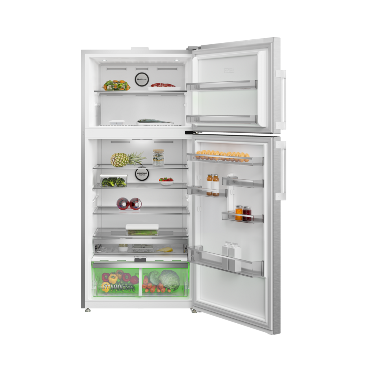 Grundig GRND 6501 I 630 lt. 83.2 cm Inox Buzdolabı