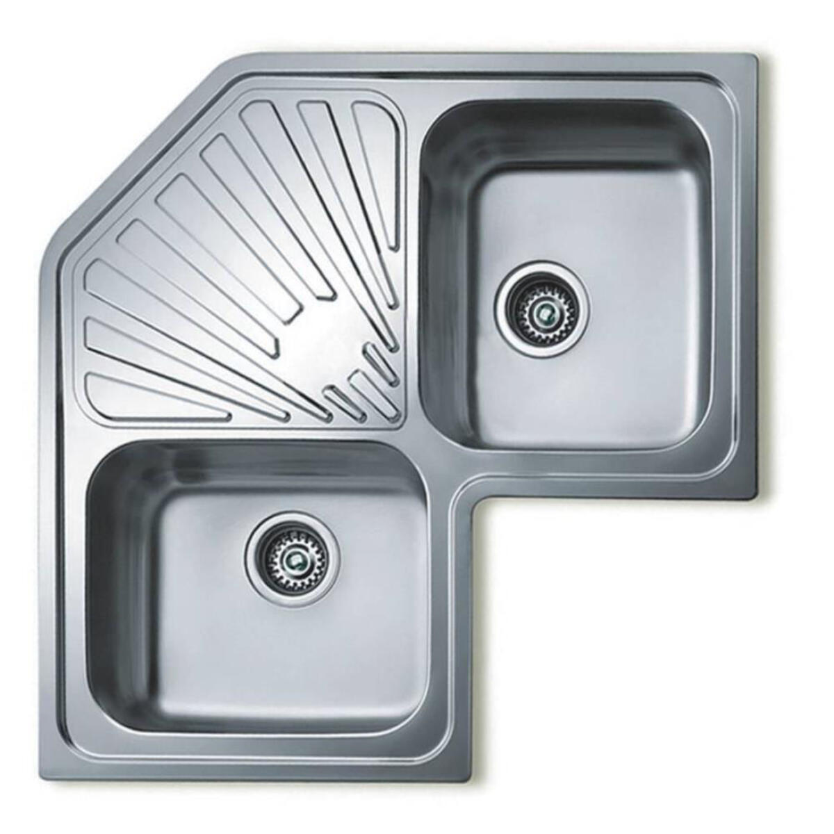 Teka CLASSIC ANGULAR 2B Çelik Köşe Evye