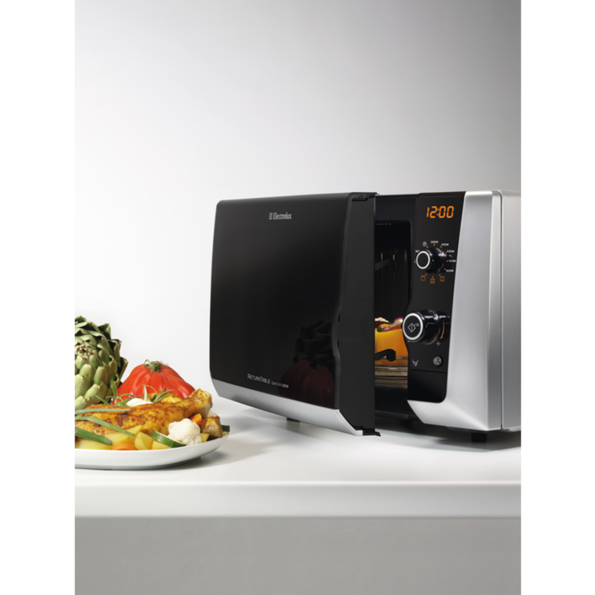 Electrolux EMS21400S Gümüş Gri Mikrodalga