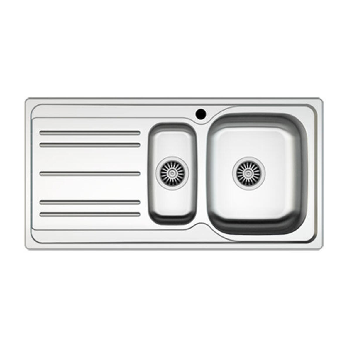 Vera V-16 Tezgaha Sıfır SOL Dekorlu Eviye (50*100)