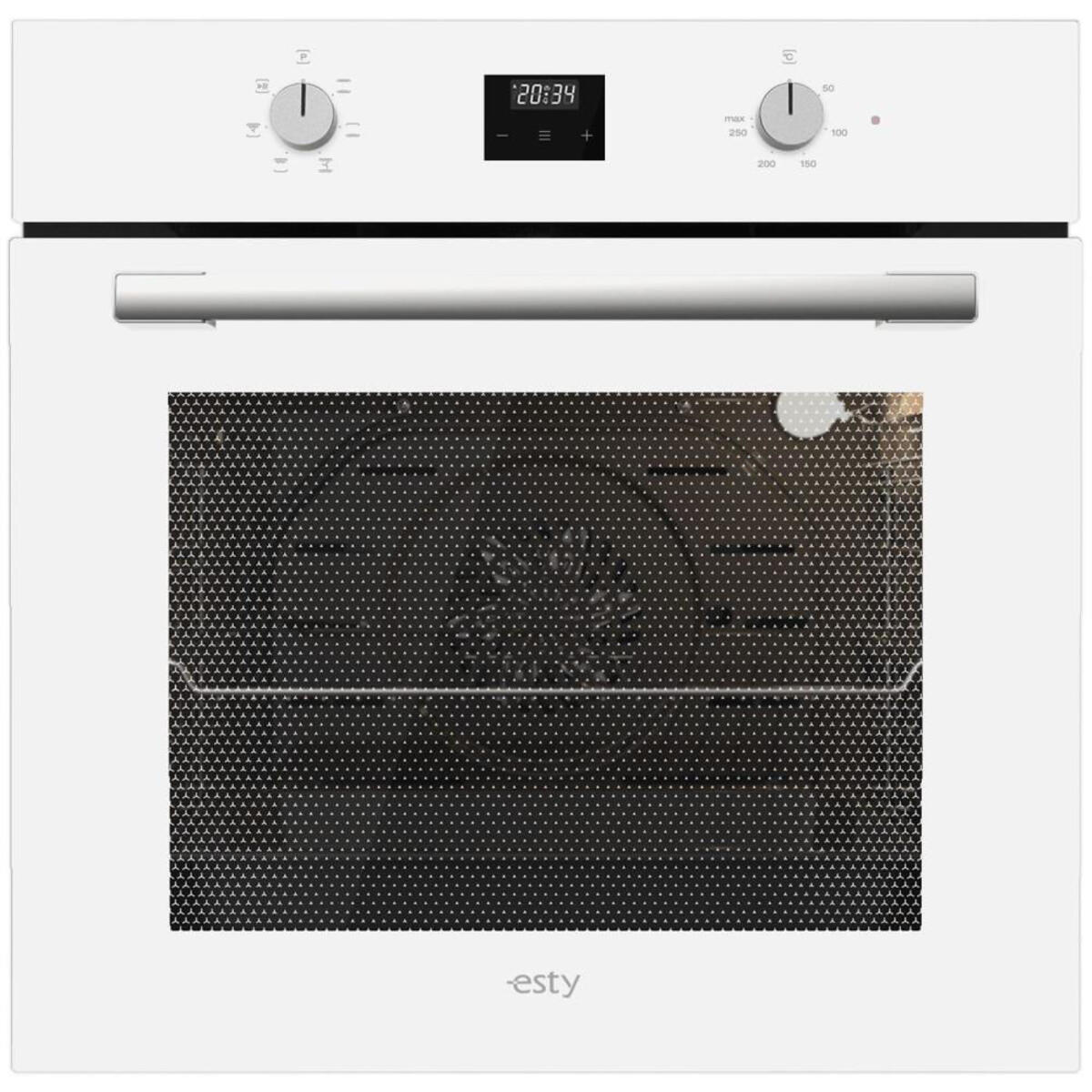 Esty AEF6603W02 Beyaz Cam Ankastre Fırın