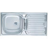 Dominox DML 614 SAĞ DEKORLU 43,5*86  ÇELİK EVYE 