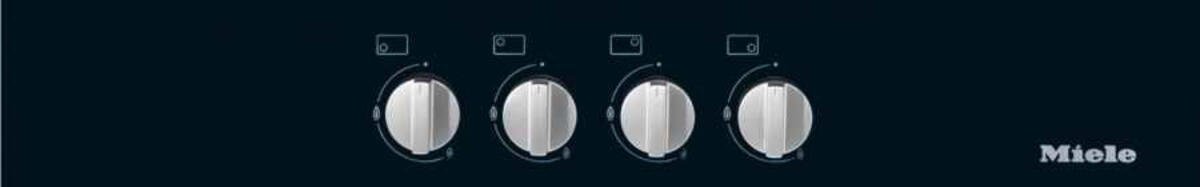 Miele KM 3010 G EDST Cam Seramik Gazlı Ocak