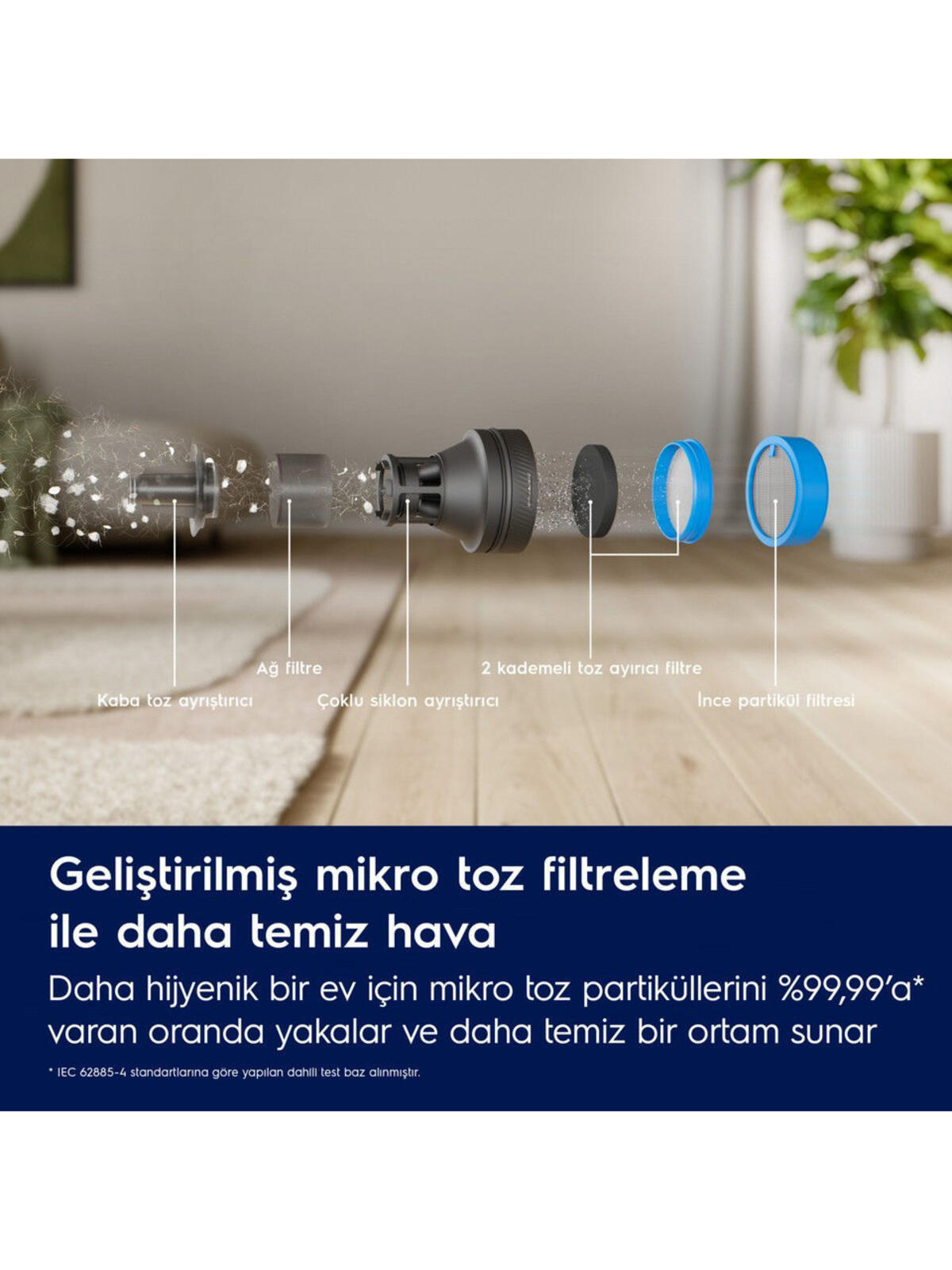 Electrolux EP82AB25UG Dikey Şarjlı Süpürge