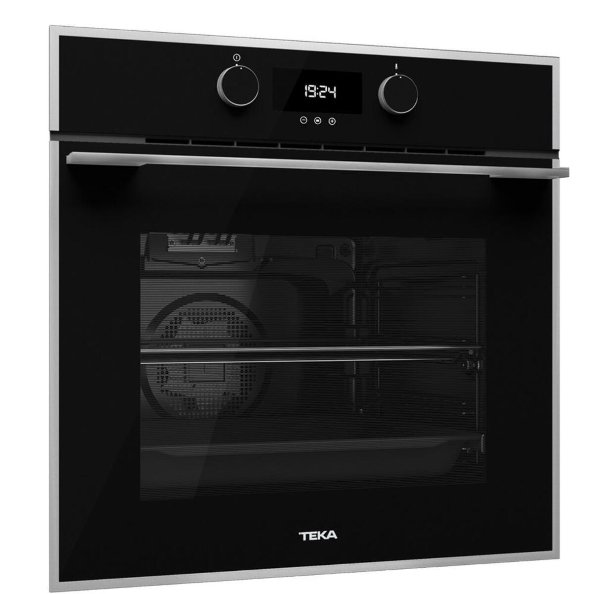 Teka HLB 840 P Inox Siyah Cam Ankastre Fırın