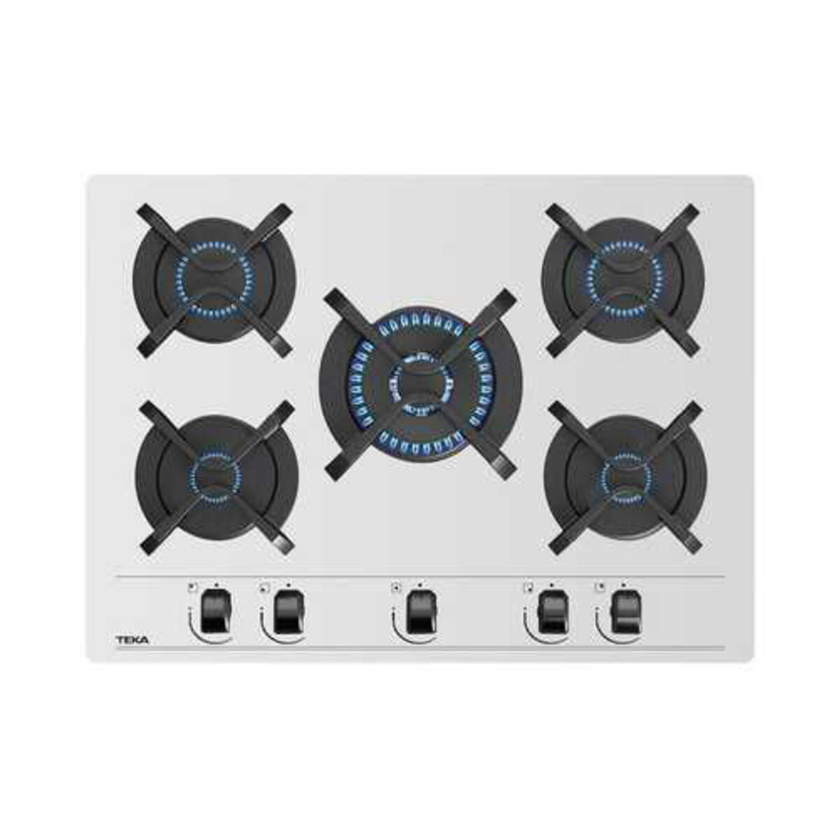 Teka GBC 75030 KBC WH (E5) Beyaz Cam Ankastre Ocak