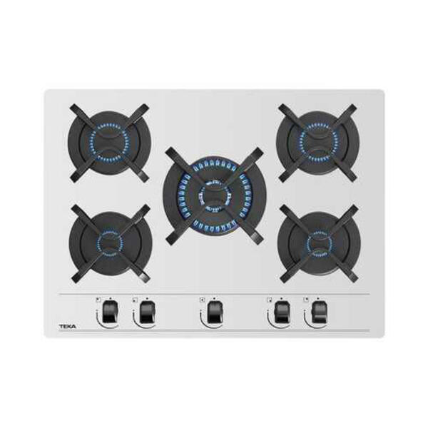 Teka GBC 75030 KBC WH (E5) Beyaz Cam Ankastre Ocak