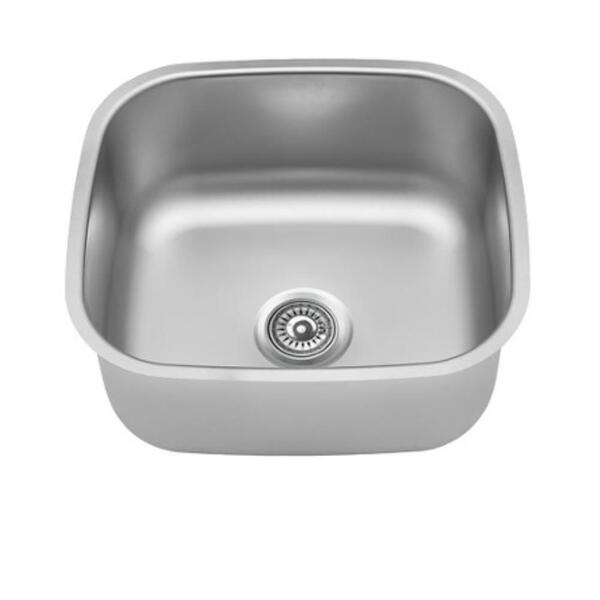 Vera Efinox 40*45  0,70mm Geniş Gider Dekorlu Eviye (304-ÇELİK) (Sifon Dahil)