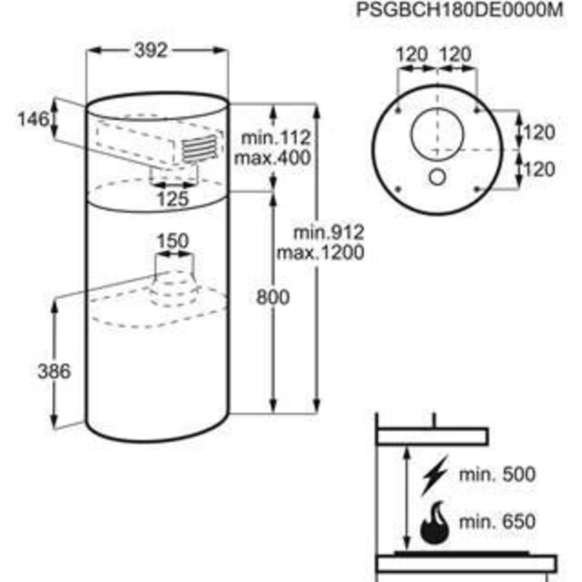 Electrolux LFI514X Ada Davlumbaz