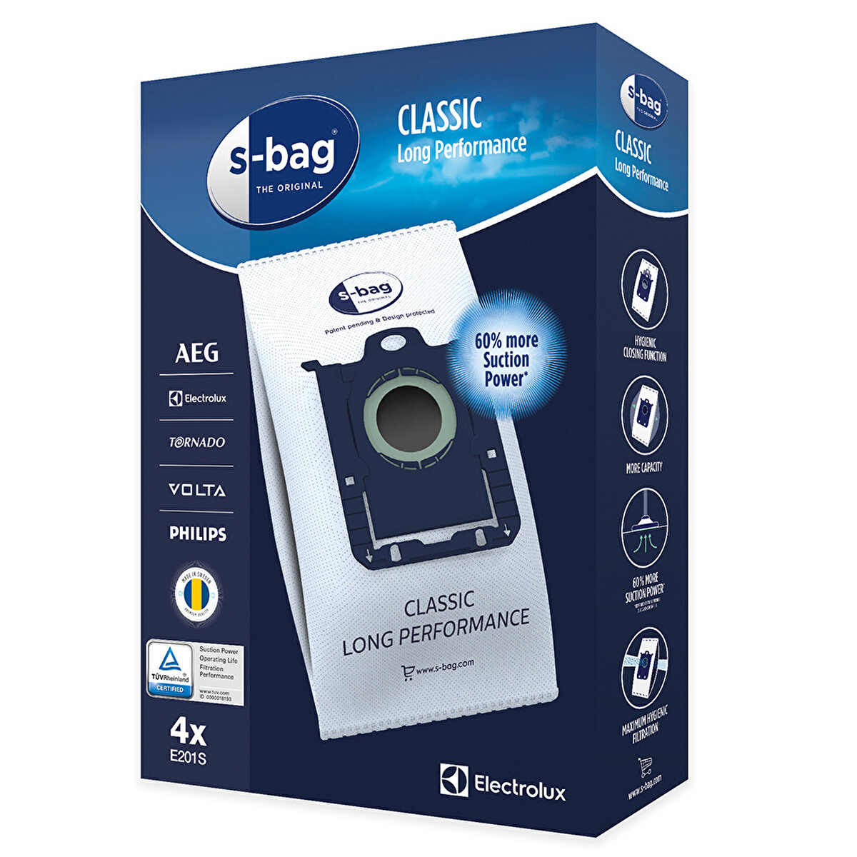 Electrolux  E201S S-bag Toz Torbası        