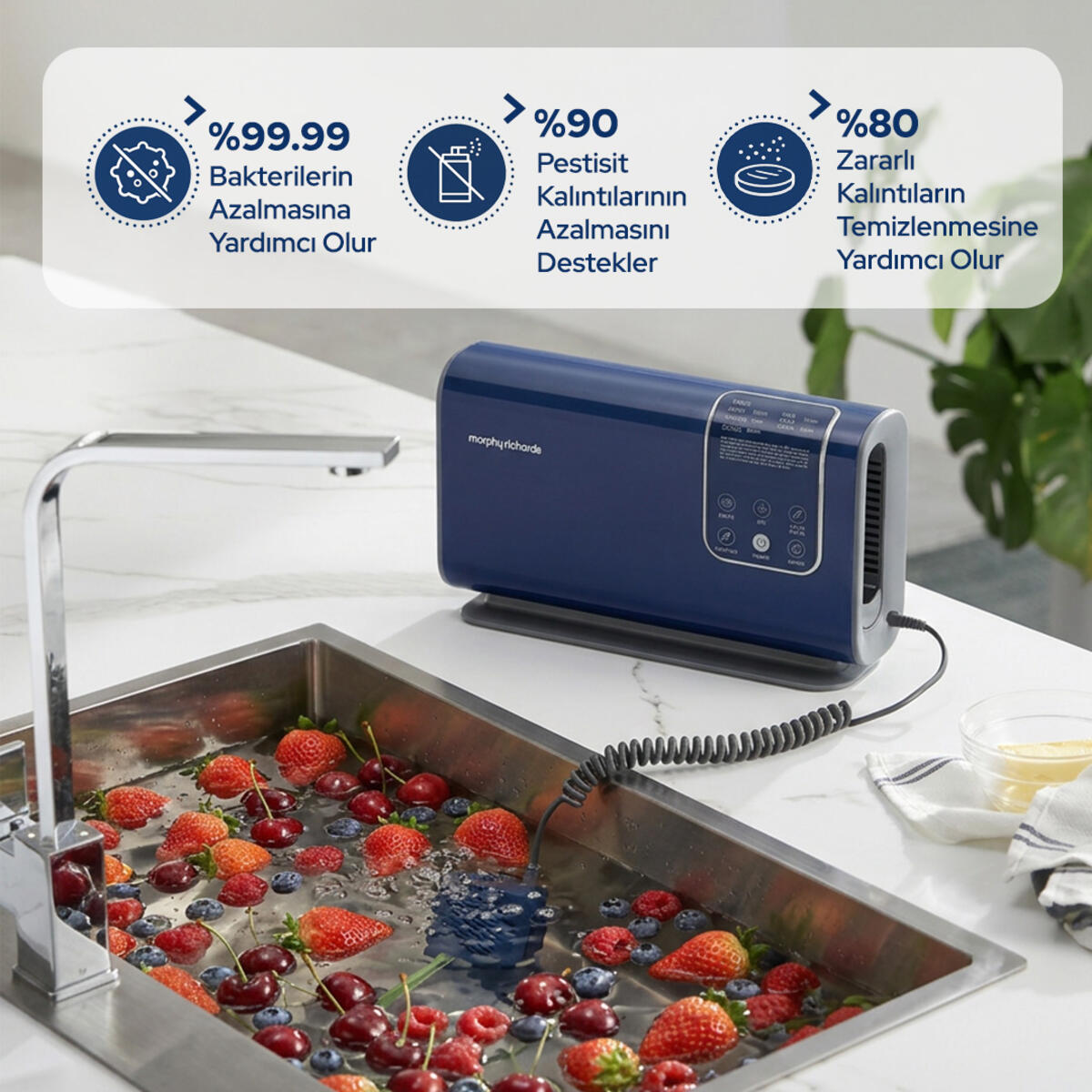 Morphy Richards Gıda Arıtma ve Dezenfeksiyon Cihazı