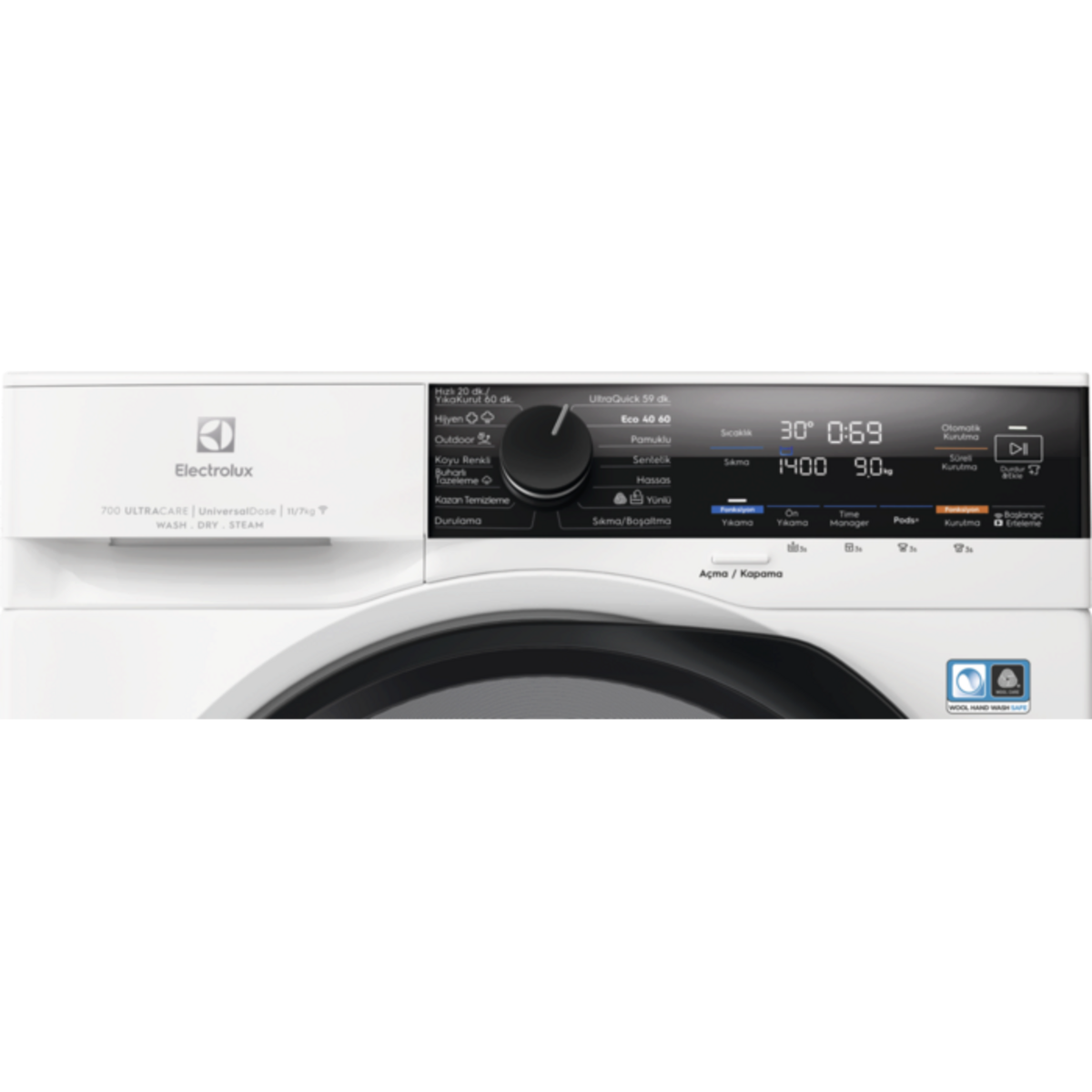 Electrolux EW7W4602QT 700 Serisi Kurutmalı Çamaşır Makinesi