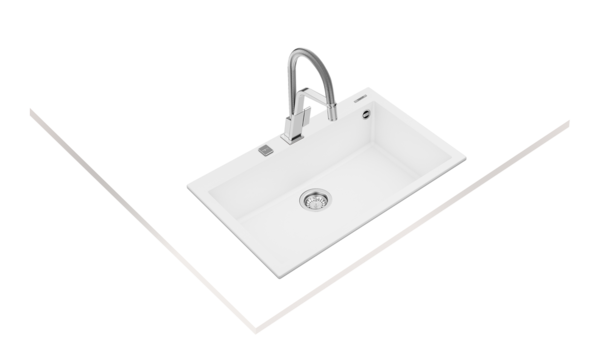 Teka FORSQUARE 72.40 TG (Artic White) Beyaz Granit Evye