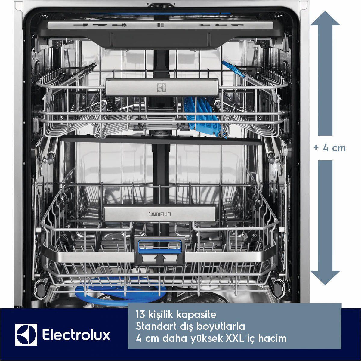 Electrolux ESC87300SX Comfortlift Inox Solo Bulaşık Makinesi
