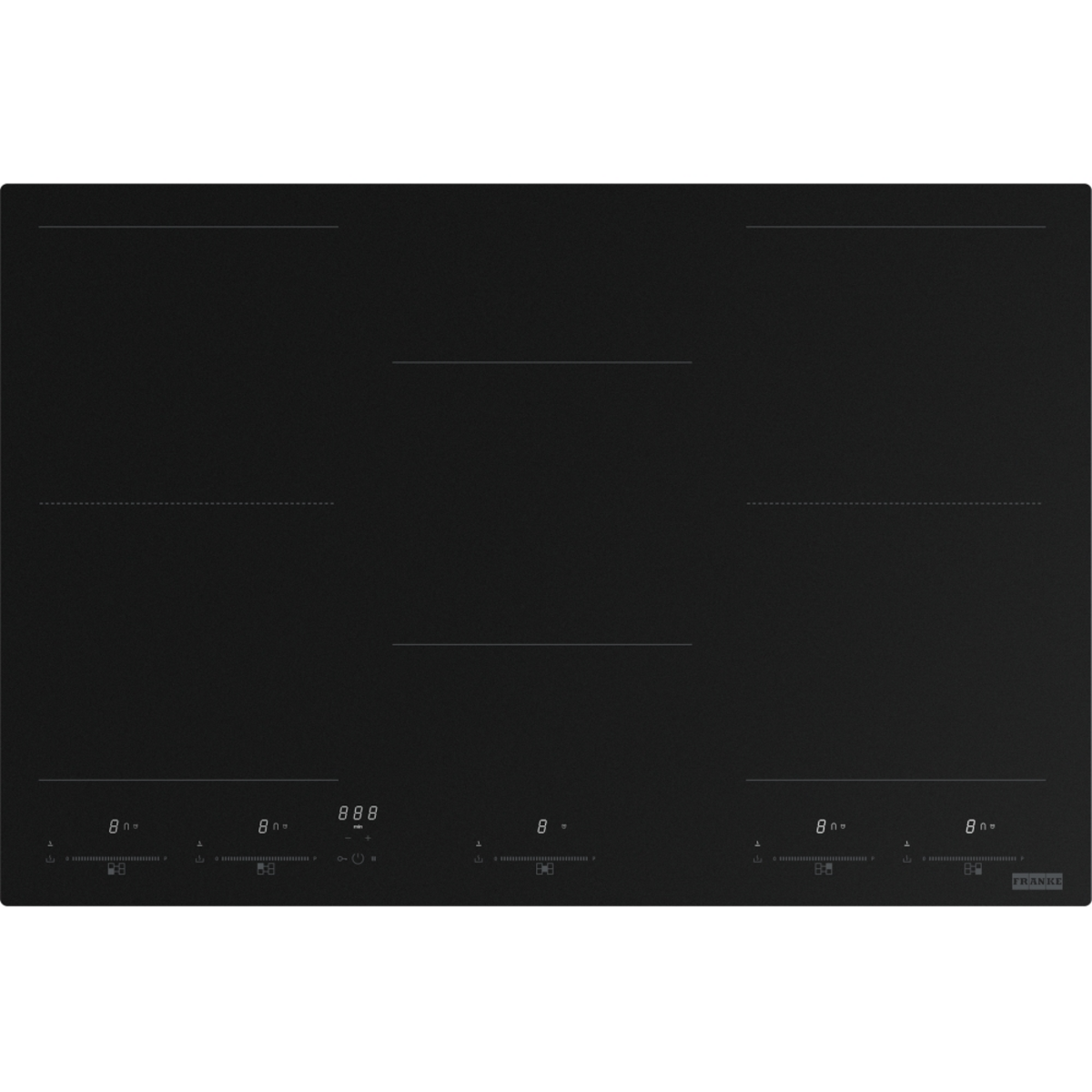 Franke FMY 805 I F KL MB Matt Black K-LINK Indiksiyonlu Elektrikli Ankastre Ocak