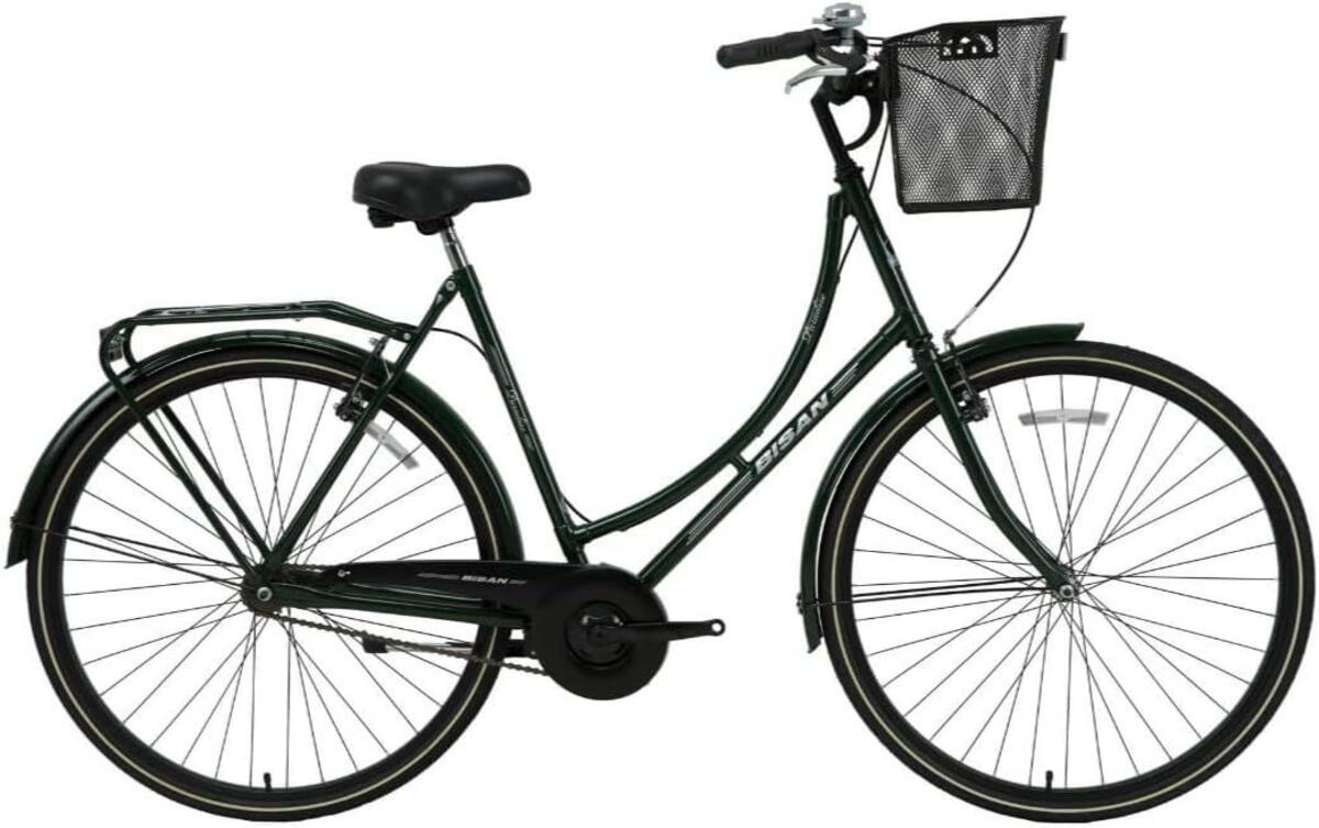 Bisan PARADISE-23 Şehir Bisikleti Parlak Siyah