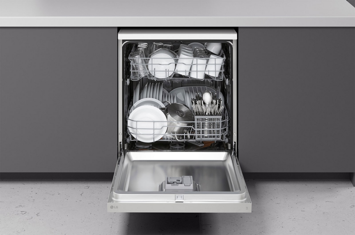 LG DFC612FVE 5 Prog. Gri Bulaşık Makinesi