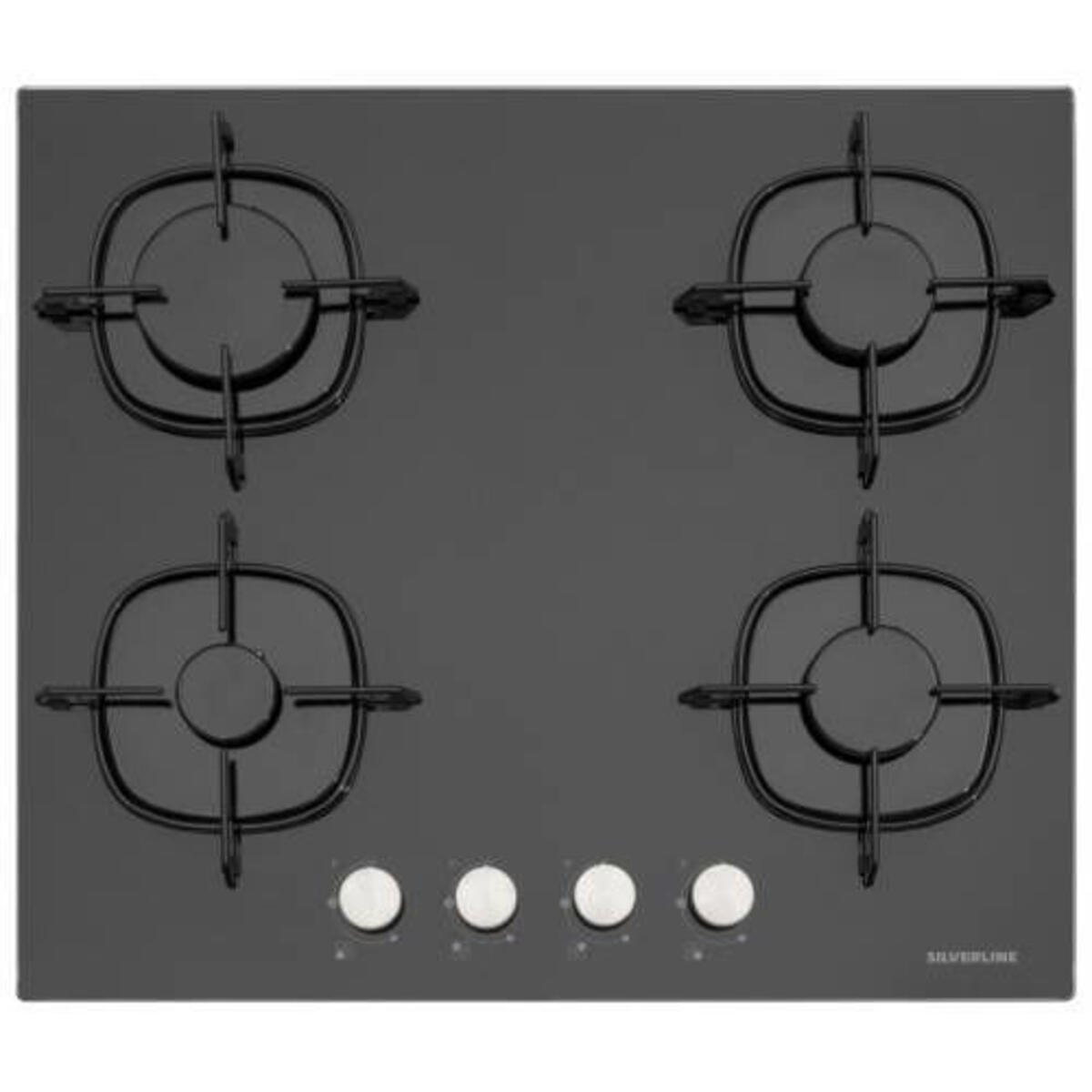 Silverline CS5436B01 Siyah Cam Ankastre Ocak