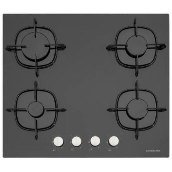 Silverline CS5436B01 Siyah Cam Ankastre Ocak