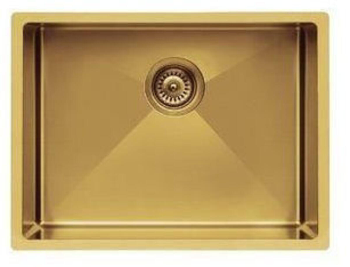 Ukinox COLOURX 500 GOLD Paslanmaz Çelik Eviye (500*400)