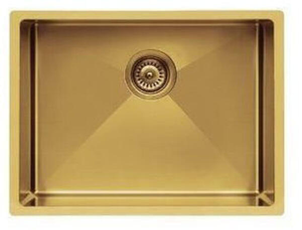 Ukinox COLOURX 500 GOLD Paslanmaz Çelik Eviye (500*400)