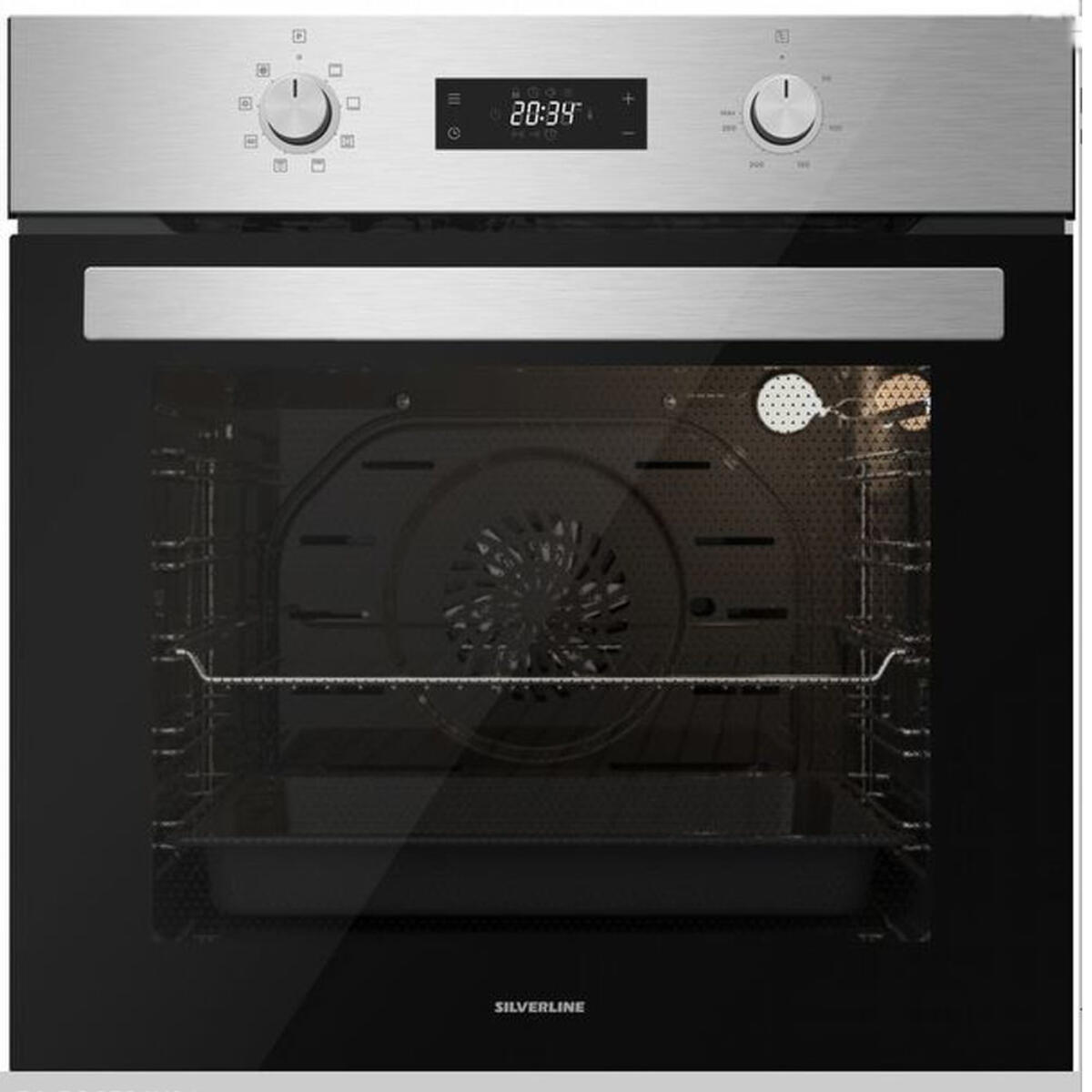 Silverline BO6504X01 Inox Ankastre Fırın