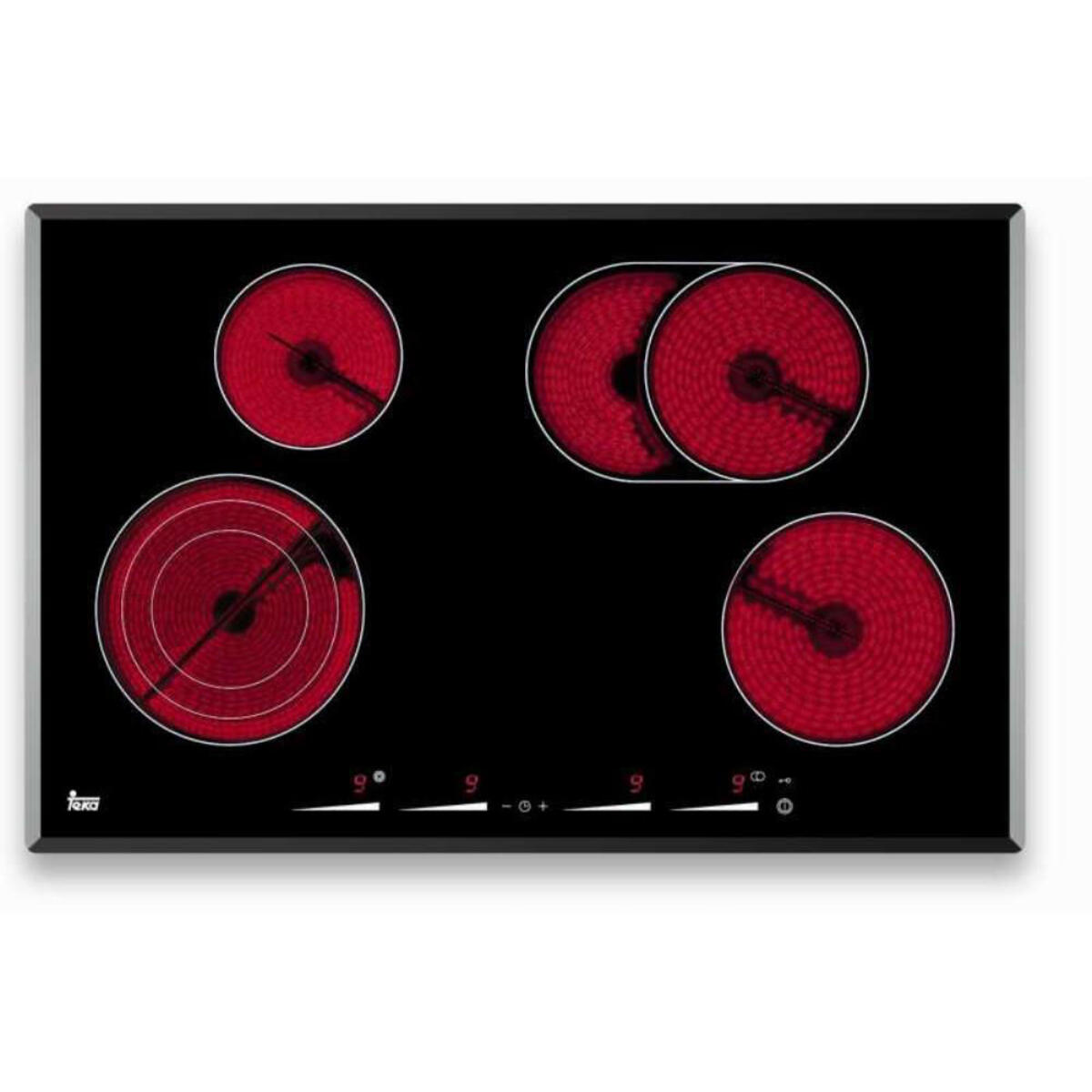 T.TR 842 SİYAH CAM ELEKTRİKLİ OCAK