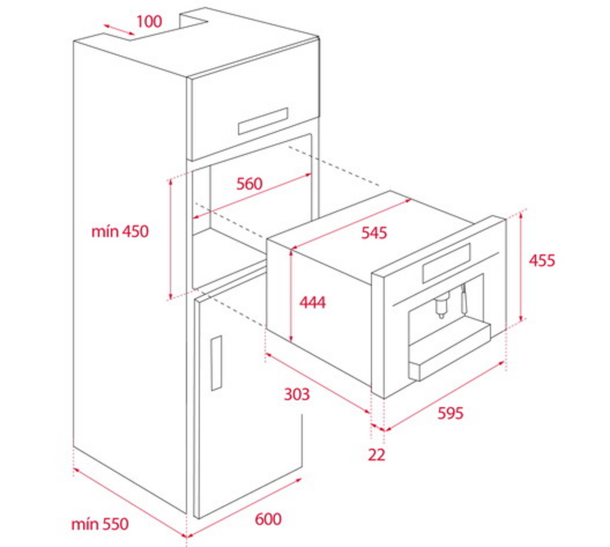 Teka CLC 8350 MC WH Beyaz Ankastre Kahve Makinesi