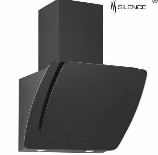 Silverline 3373.6 MISTO SILENCE Siyah Davlumbaz