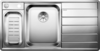 Blanco AXIS III 6 S -IF SAĞ DAMLALIK CAM KESME TAHTALI INFINO Paslanmaz Çelik