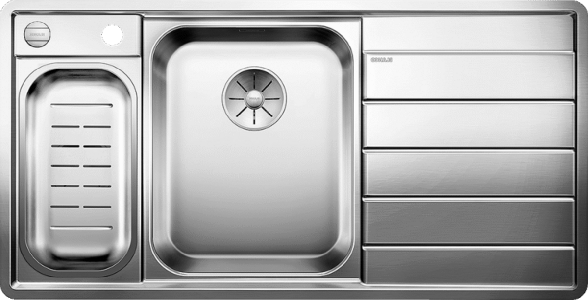 Blanco AXIS III 6 S -IF SAĞ DAMLALIK CAM KESME TAHTALI INFINO Paslanmaz Çelik