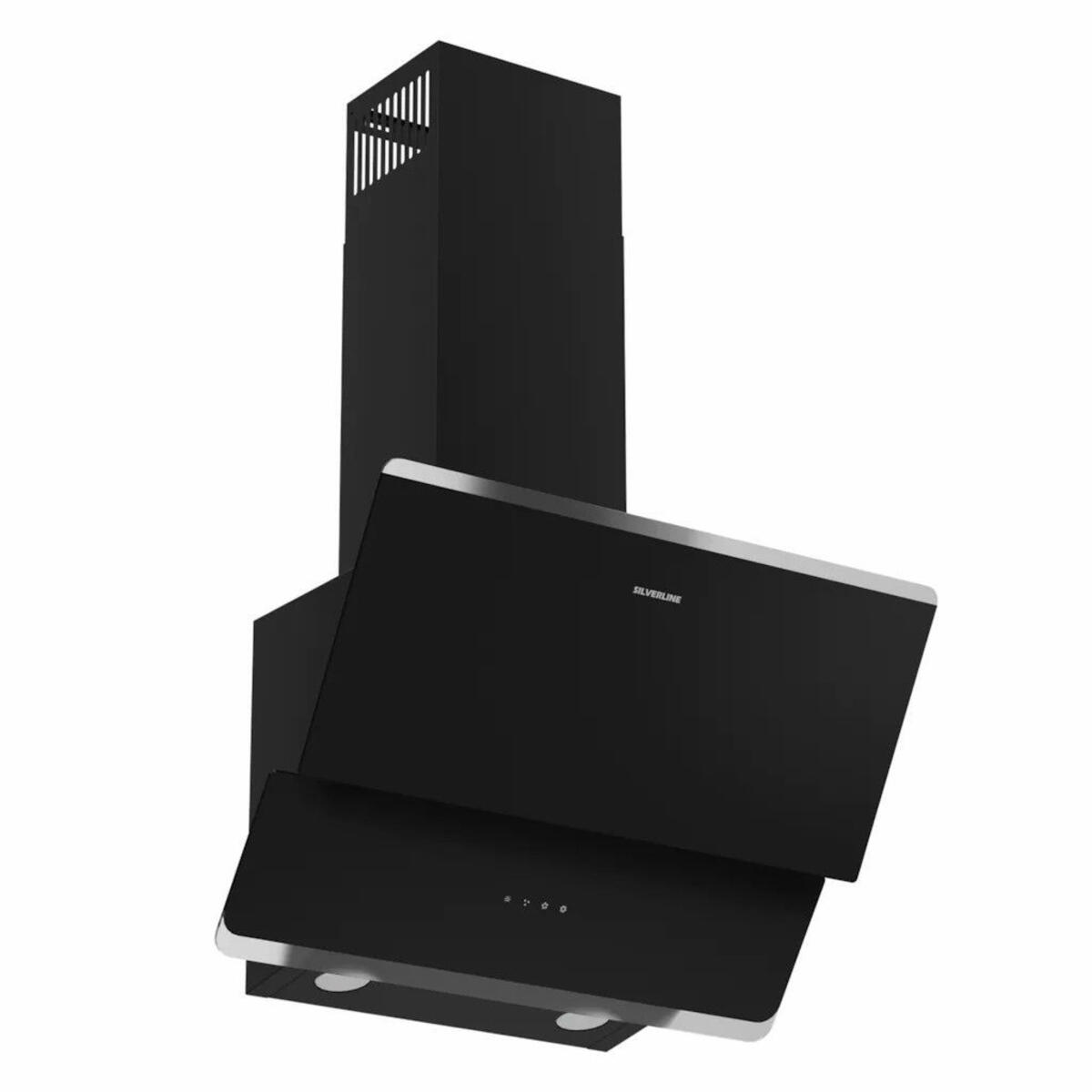 Silverline 3490.9 OSLO Siyah Duvar Tipi Davlumbaz