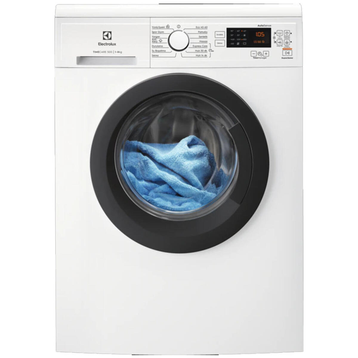 Electrolux EW2FN448ST Çamaşır Makinesi 8 Kg, 1400 Dev